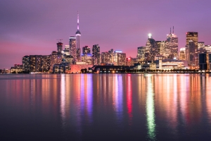 Toronto,-Ontario,-Night-Scape